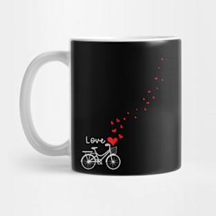 Cute Bicycle Love Sweetest Day Mug